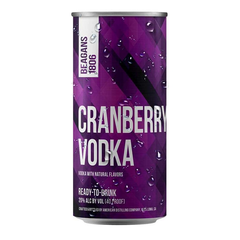 Beagans 1806 Cranberry Vodka 200ml 4-Pack