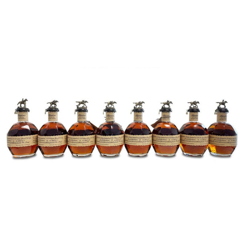 Blantons Original Single Barrel Full Set Horse Collection 8 Bottles