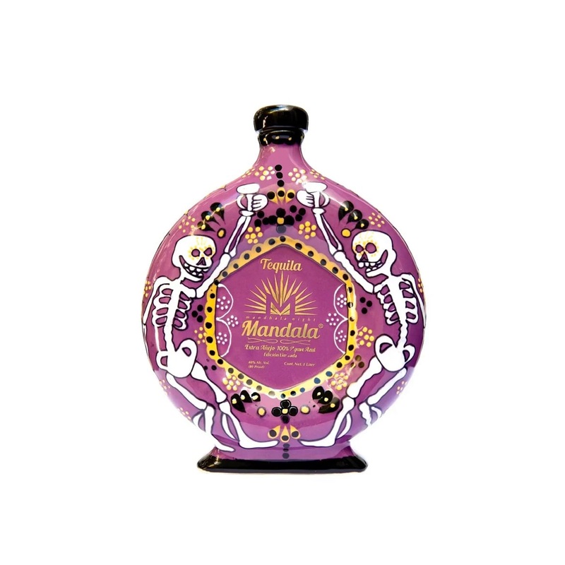 Tequila Mandala Extra Anejo Dia De Los Muertos Limited Edition 1 Liter
