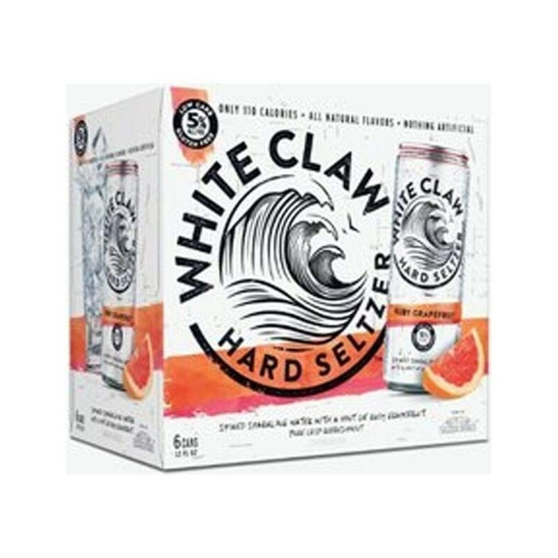 White Claw Hard Seltzer Ruby Grapefruit 12oz/6pk