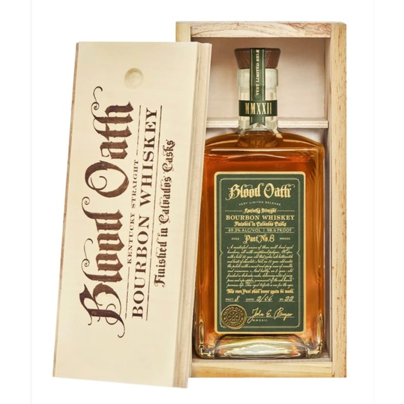 Blood Oath Pact 8 Kentucky Straight Bourbon Whiskey