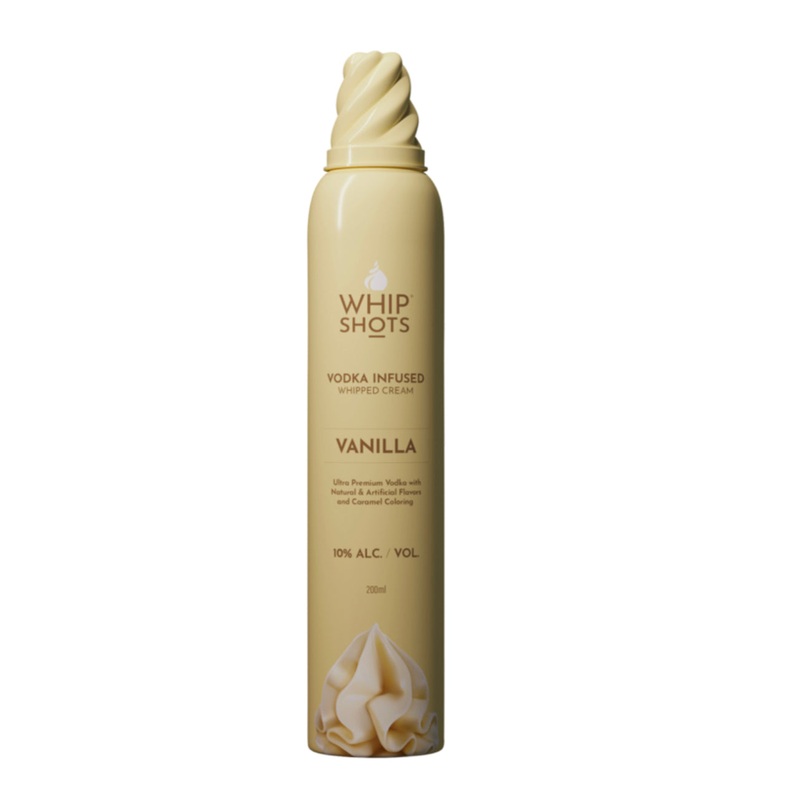 Whipshots Vanilla Vodka Infused Whipped Cream by Cardi B 375ml