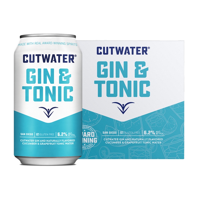 Cutwater Gin & Tonic 4/12oz
