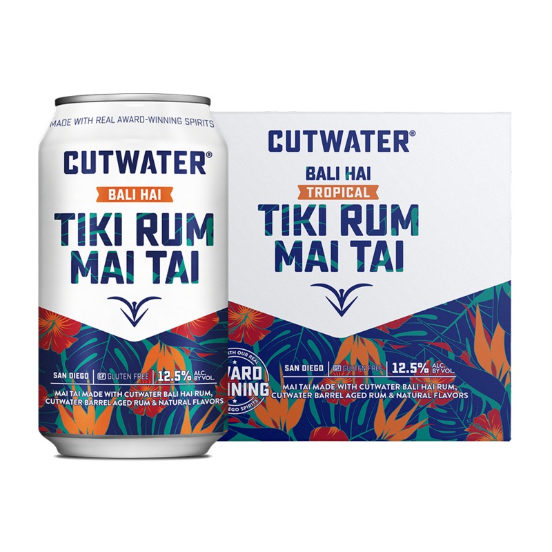 Cutwater Spirits Tropical Tiki Rum Mai Tai 4/12oz