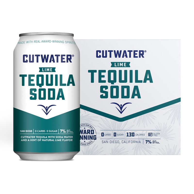 CutWater Tequila Soda 4/12oz