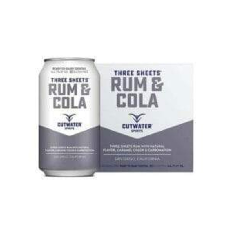 Three Sheets Rum & Cola 4/12oz