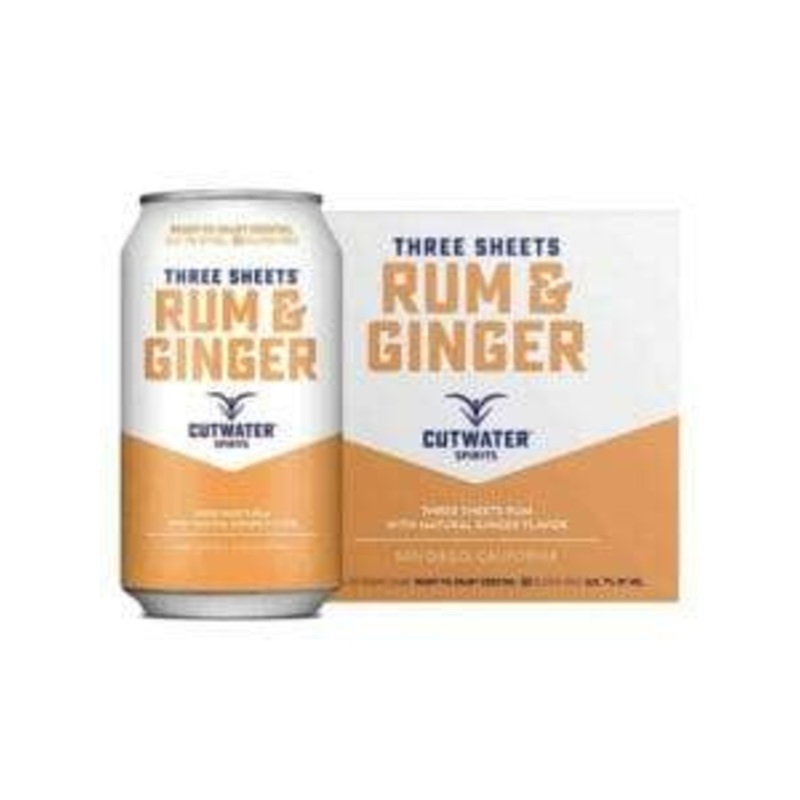 Three Sheets Rum & Ginger 4/12oz
