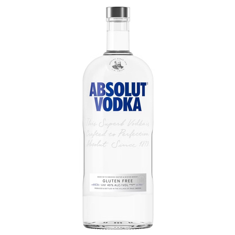 Absolut 80 Proof Vodka 1.75 L