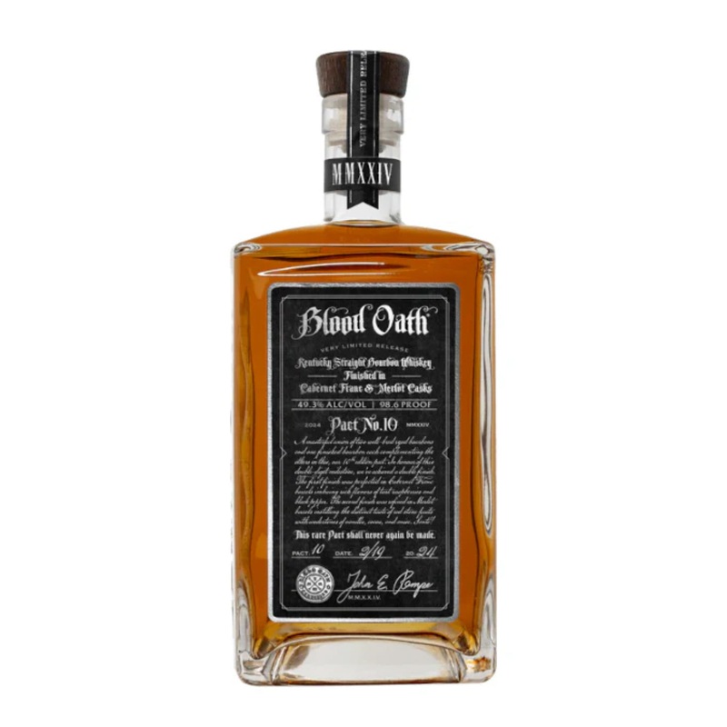 Blood Oath Pact 10 Kentucky Straight Bourbon Whiskey