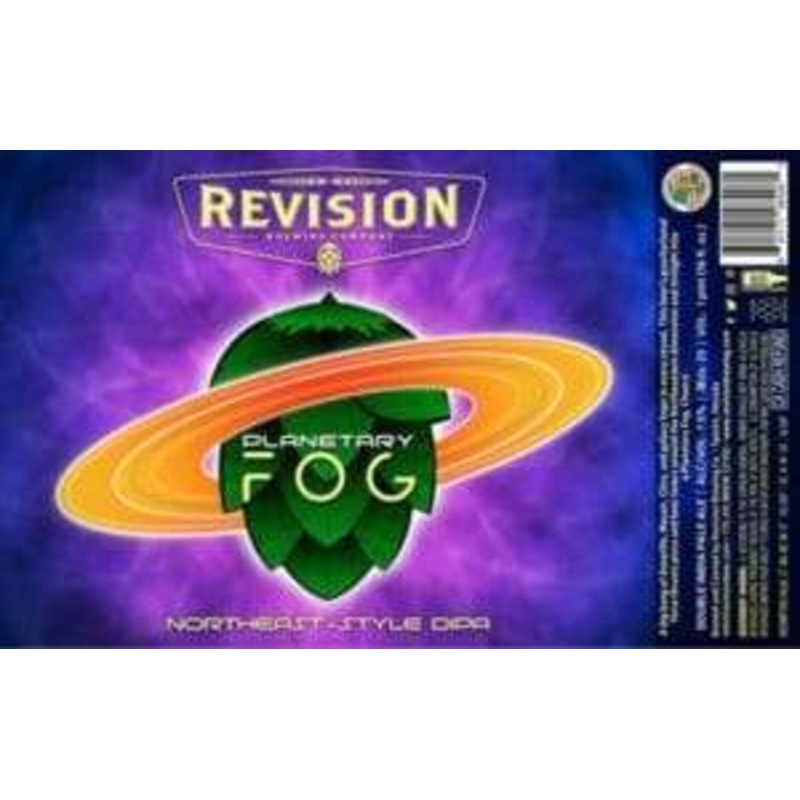 Revision Brewing Planetary Fog Northeast-Style Hazy DIPA 16oz