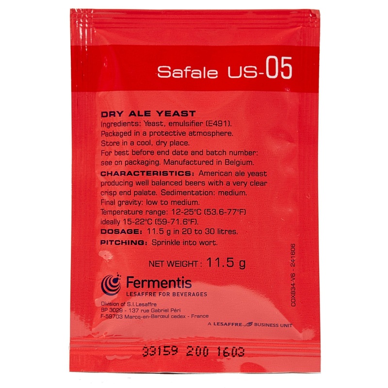 SafAle US-05 American Ale Dry Yeast – Fermentis