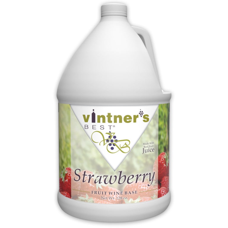 Strawberry Fruit Wine Base 128 oz. – Vintner’s Best