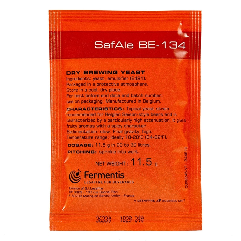 SafAle BE-134 Belgian Saison Dry Yeast – Fermentis