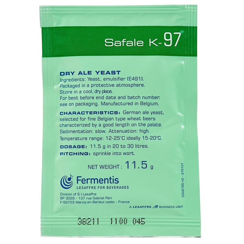 SafAle K-97 German Ale Dry Yeast – Fermentis