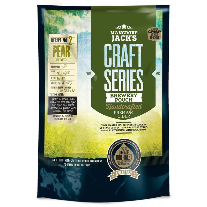 Craft Hard Pear Cider Recipe Kit – Mangrove Jacks