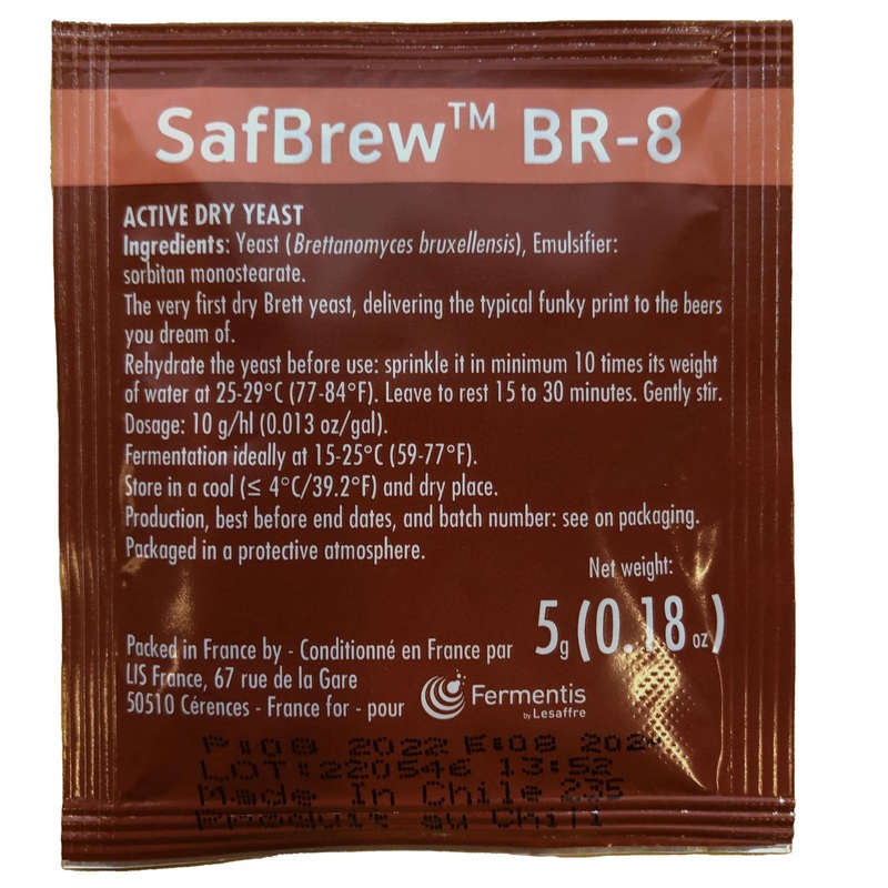 SafBrew BR-8 Dry Brettanomyces Yeast – Fermentis