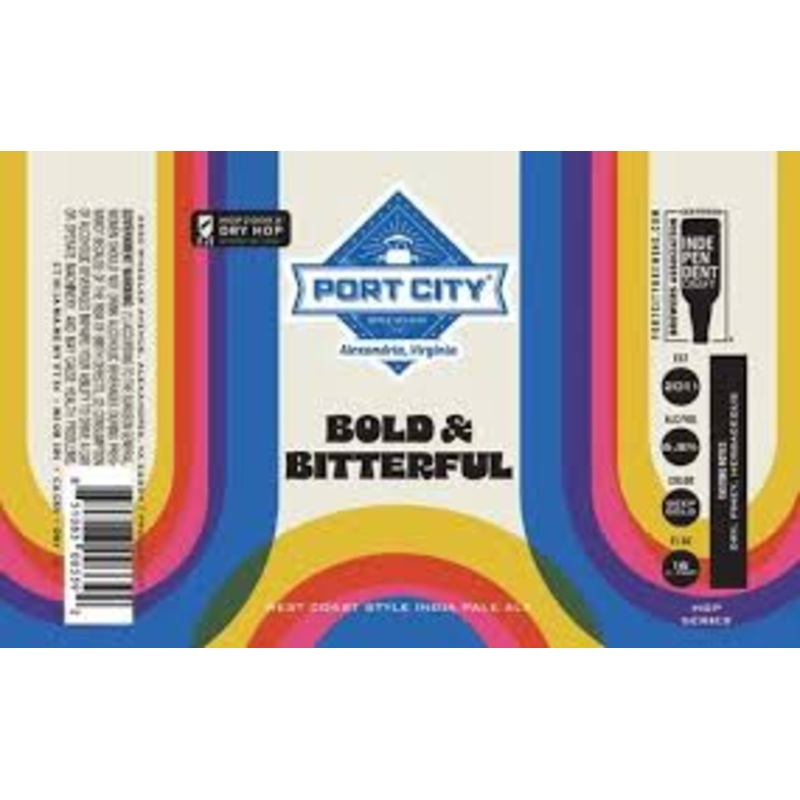 Port City Bold & Bitterful West Coast IPA(16oz Can 4pk)