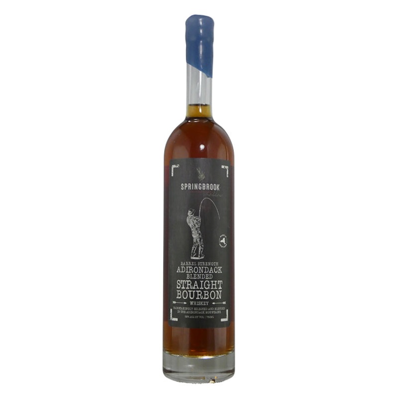 Springbrook Hollow Farm Distillery Barrel Strength Adirondack Blended Straight Bourbon Whiskey 116 Proof – (750ml)