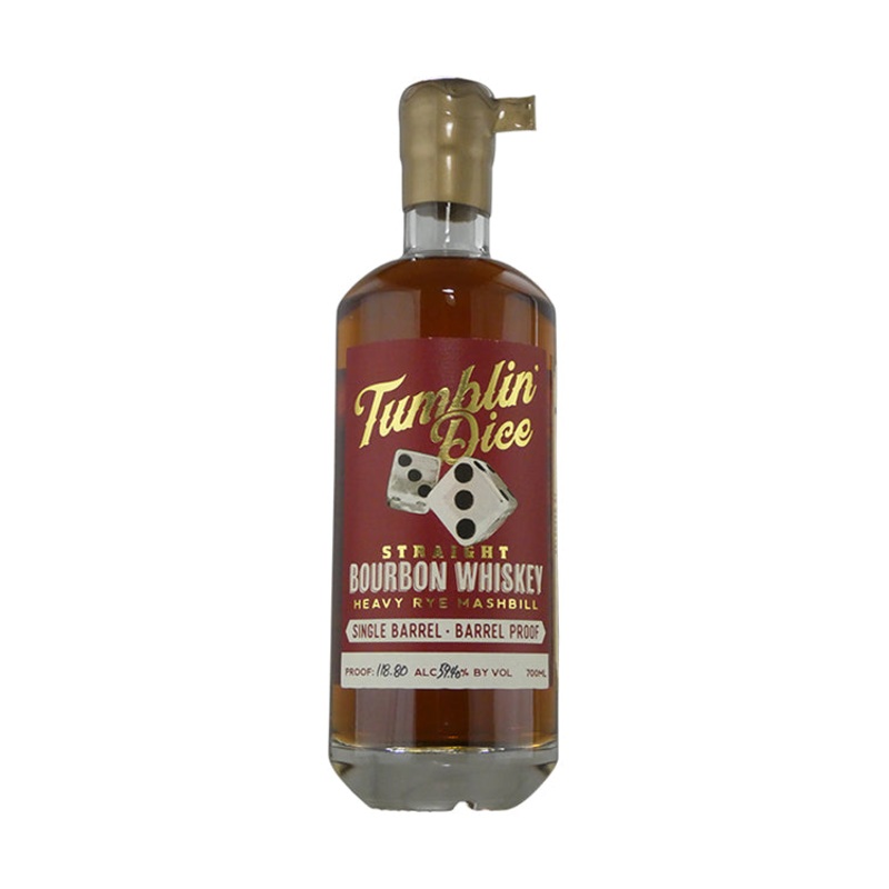 Tumbling Dice Bourbon Schneider’s Barrel 6 year old 118.8 Proof (750ml)