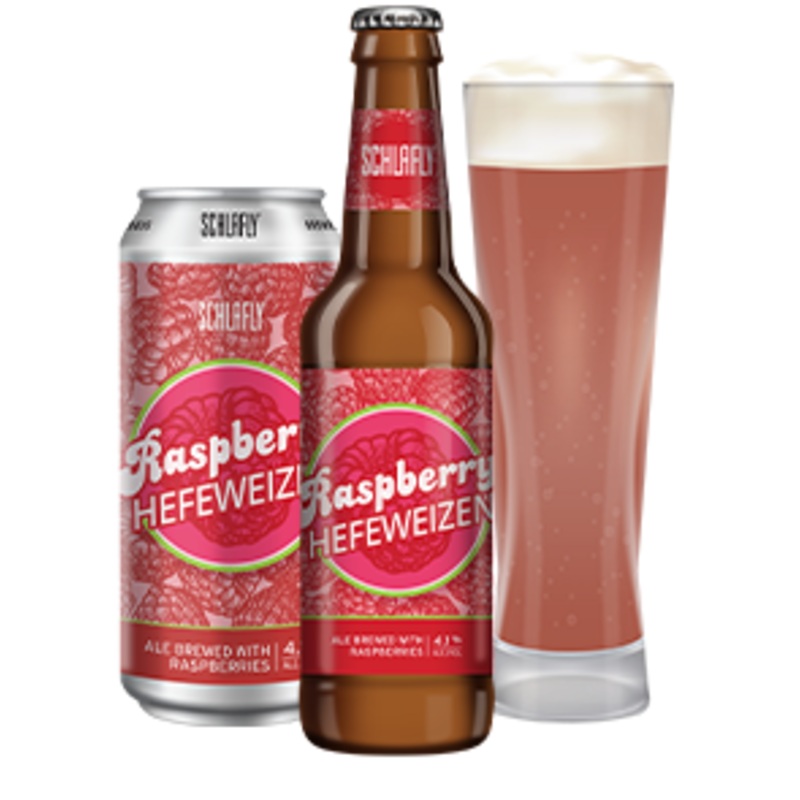 Schlafly Raspberry Hefeweizen (12oz Btl 6 Pk)