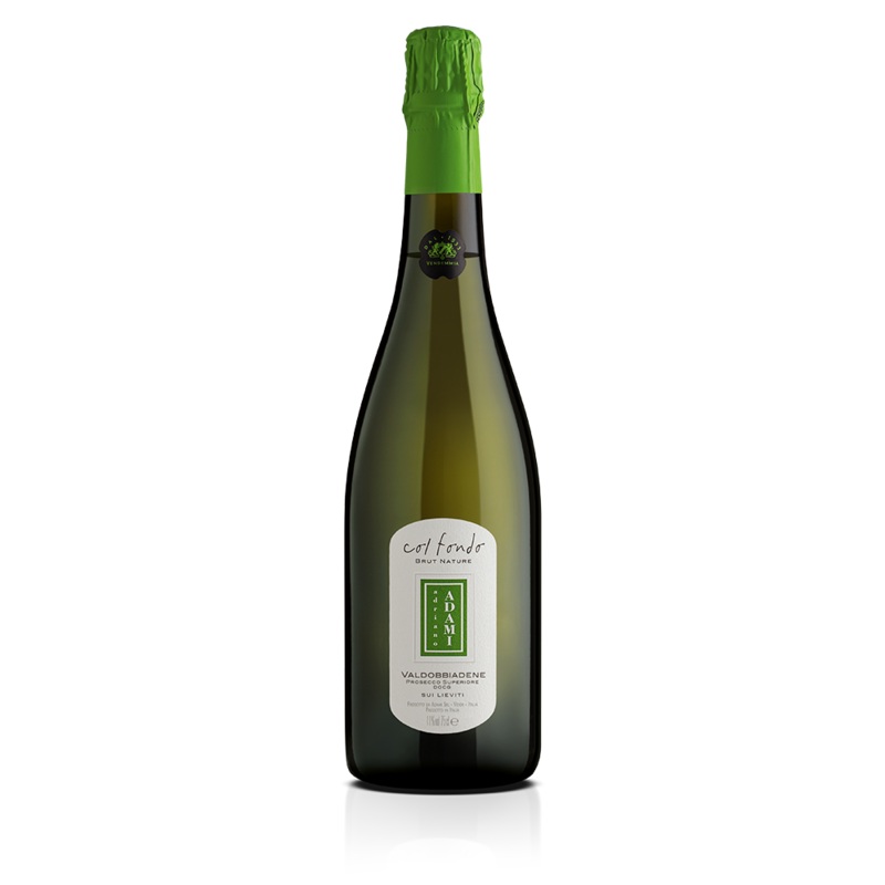 Adami Valdobbiadene Prosecco Superiore Col Fondo Sur Lieviti Brut Nature – 2021 (750ml)