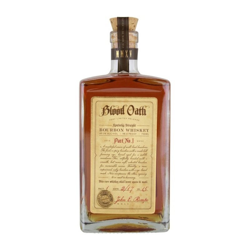 Blood Oath Bourbon Pact No. 1  (No Box)(750ml)