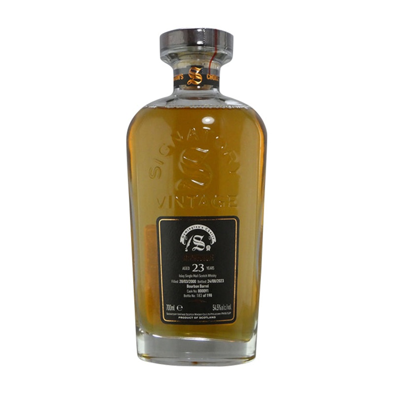 Signatory Cask Strenth 2000 Bowmore #800091 Syminton (700ml) 23 Year