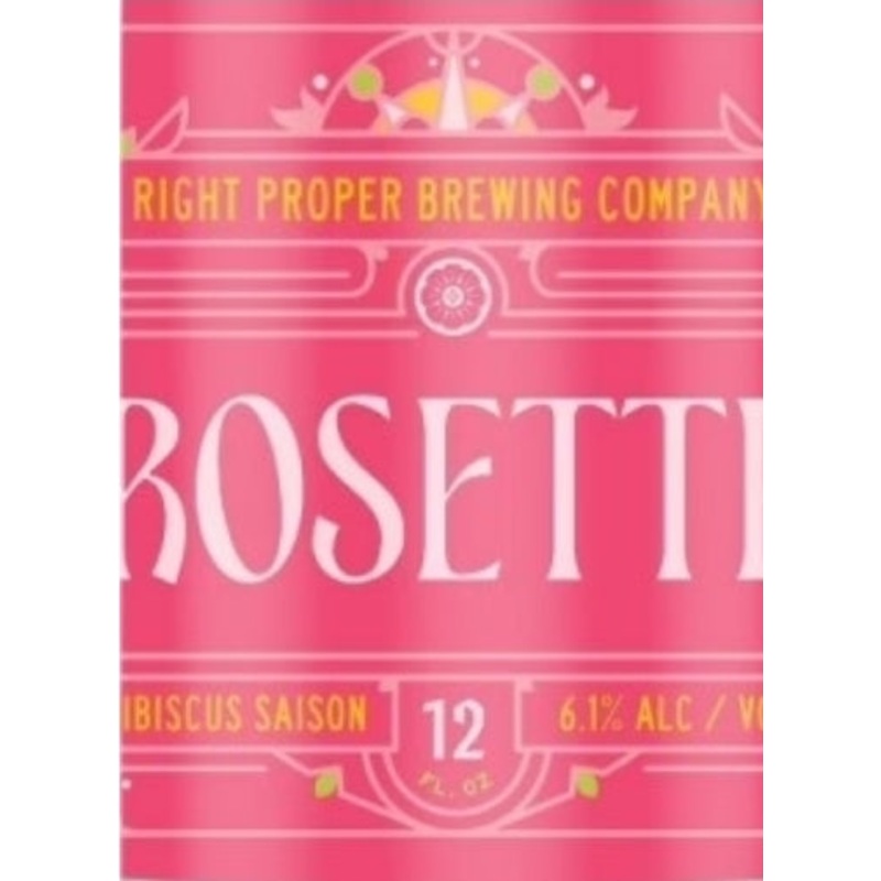 Right Proper Rosette Hibiscus Golden Ale(12oz Can 6 Pk)