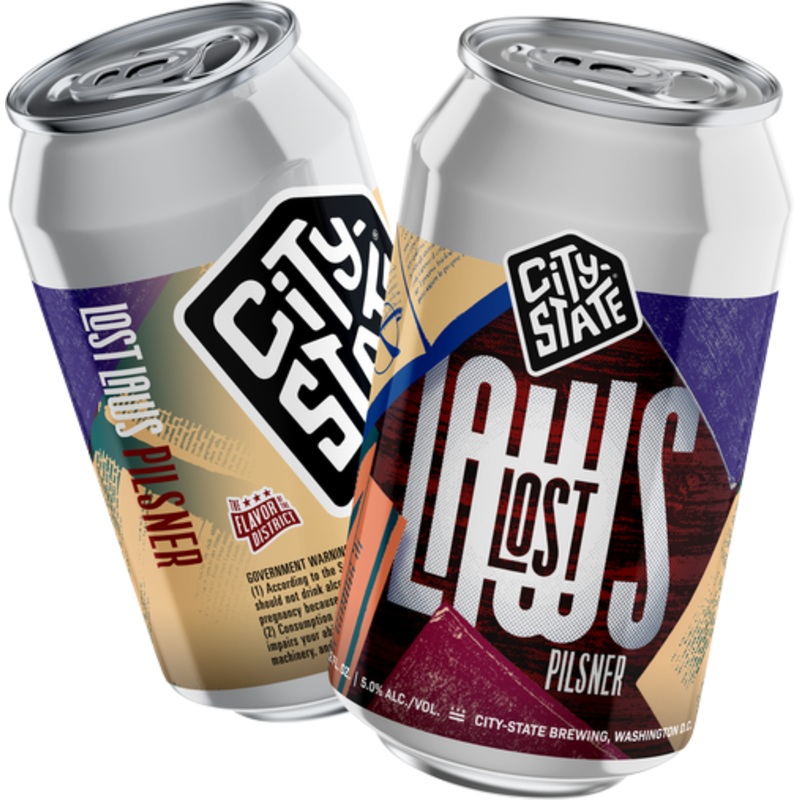City State Brewing Lost Laws Pilsner (12oz Can 6 Pk)
