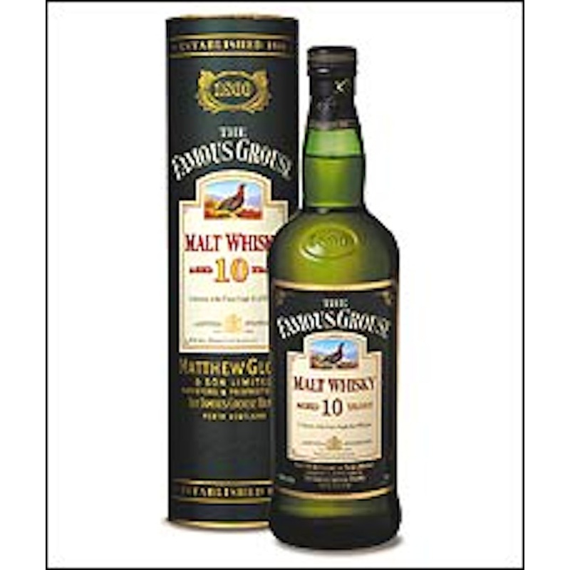 The Famous Grouse 10 Year Old Blended Malt Scotch Whisky (750ml)