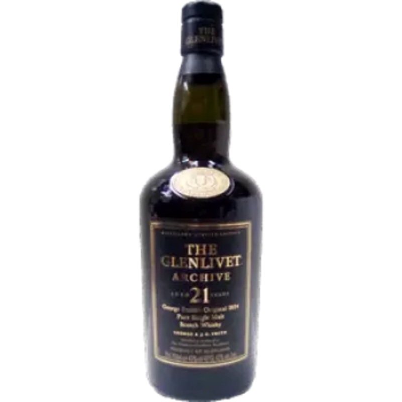 The Glenlivet Archive 21 Year Old Single Malt Scotch Whisky Distillers Limited Edition 1990 ‘s (750ml)