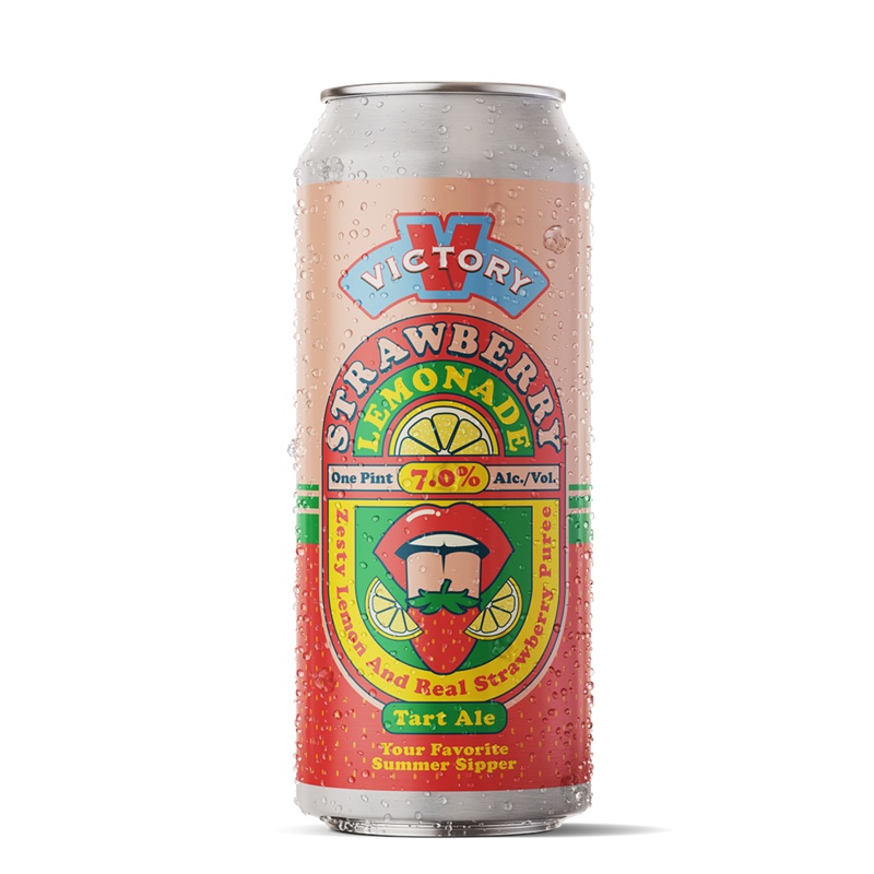 Victory Strawberry Lemonade (16oz Can 4 Pk)