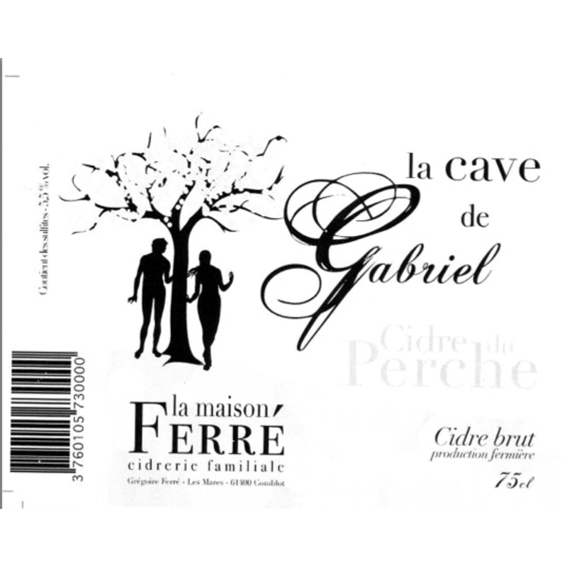 La Maison Ferre Cidre Brut La Cave de Gabriel (750ml)
