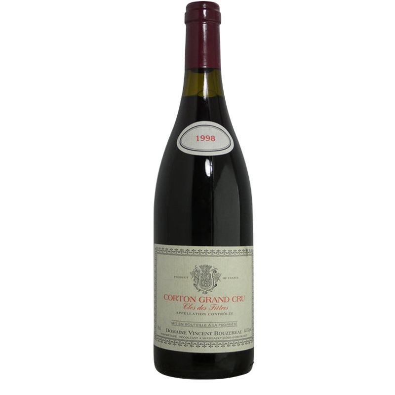 Vincent Bouzereau Corton Grand Cru Clos des Fietres – 1998 (750ml)