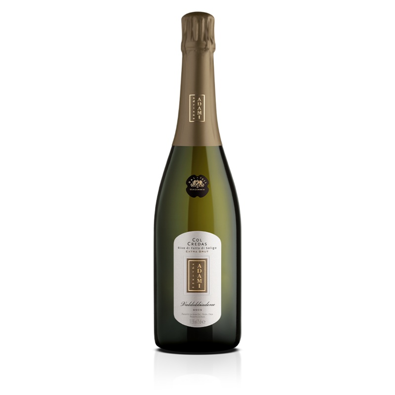 Adami Valdobbiadene Rive di Farra di Soligo Extra Brut Col Credas – 2023 (750ml)