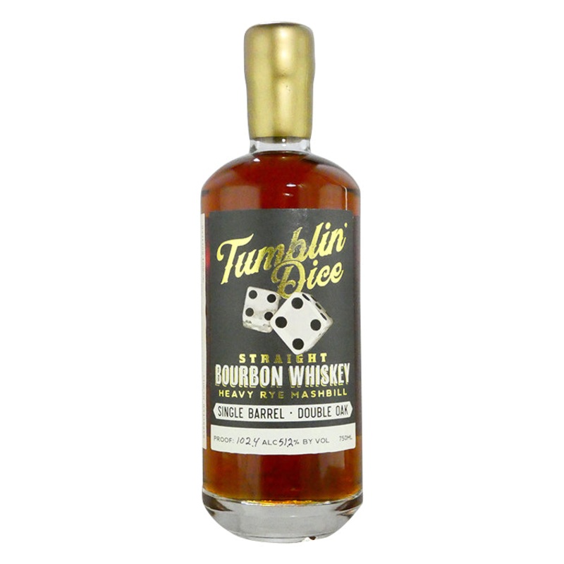 Tumblin Dice Double Oaked Heavy Rye Mashbill Schneider’s Barrel 8-Year-Old (750ml)