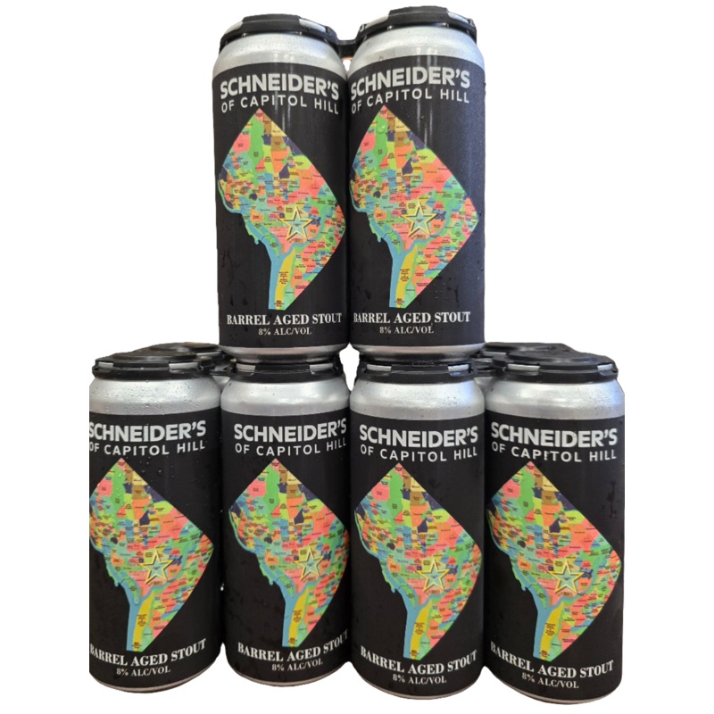 Beer Farm Schneiders of Capitol Hill BBA Stout (16oz 4pk Can)