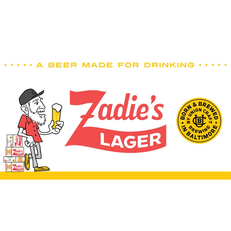 Union Brewing Zadies Lager (12oz 6pk Can)