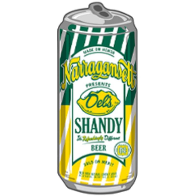 Narragansett Del’s Lemon Shandy (12oz Can 12Pk)