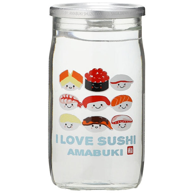 Amabuki I Love Sushi Junmai Sake – NV (180ml)