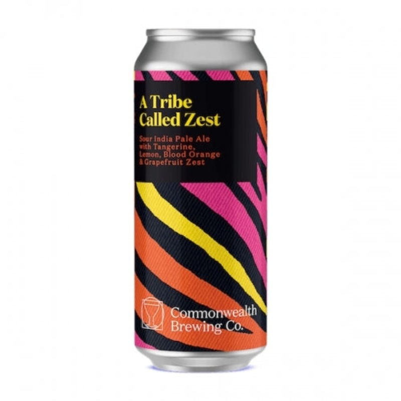 Commonwelth Brewing Co. A Tribe Called Zest Sour IPA(16oz Can 4pk)