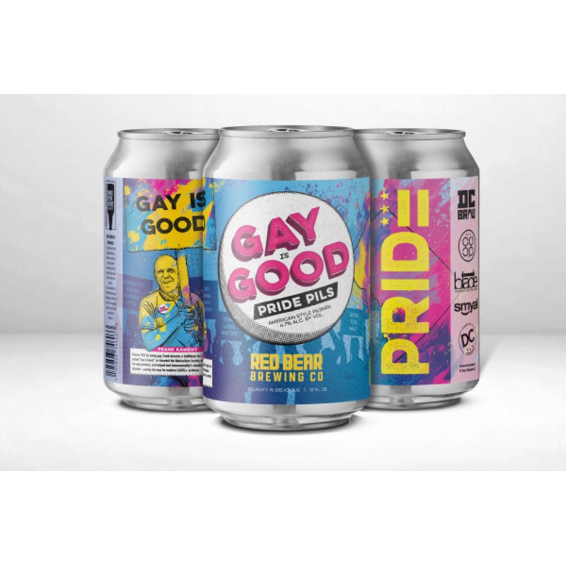 Red Bear Gay is Good Pils (16oz Can 4pk)