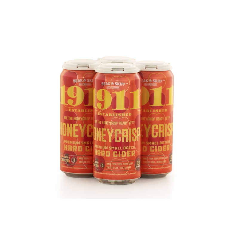 1911 Honey Crisp Apple Cider(16oz 4pk Can)
