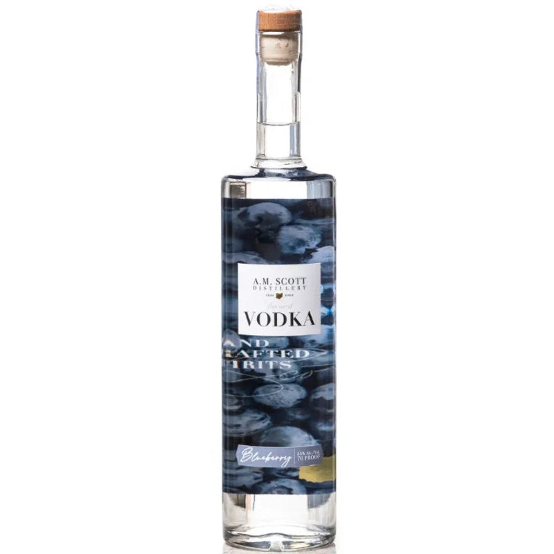 A.M. Scott Distillery Blueberry Vodka (750ml)