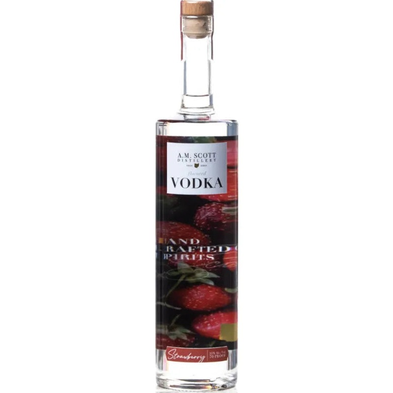 A.M. Scott Distillery Strawberry Vodka (750ml)