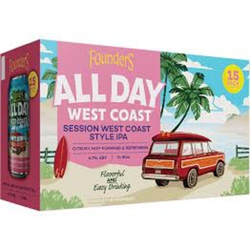 Founders All Day West Coast IPA(12oz Can 15pk)