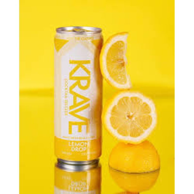 Krave Vodka Lemon Drop(12oz Can 4pk)