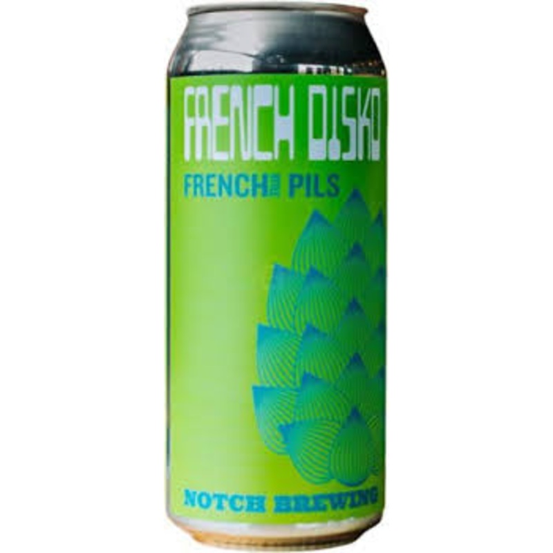 Notch Brewing French Disko French Pils(16oz Can 4pk)