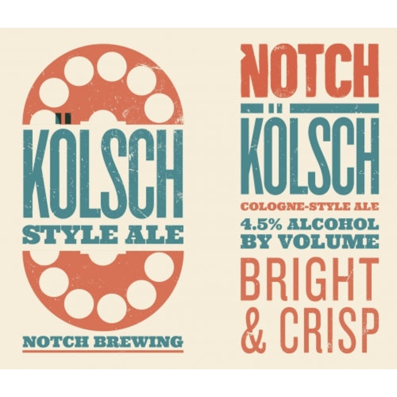 Notch Brewing Kolsh(16oz Can 4pk)
