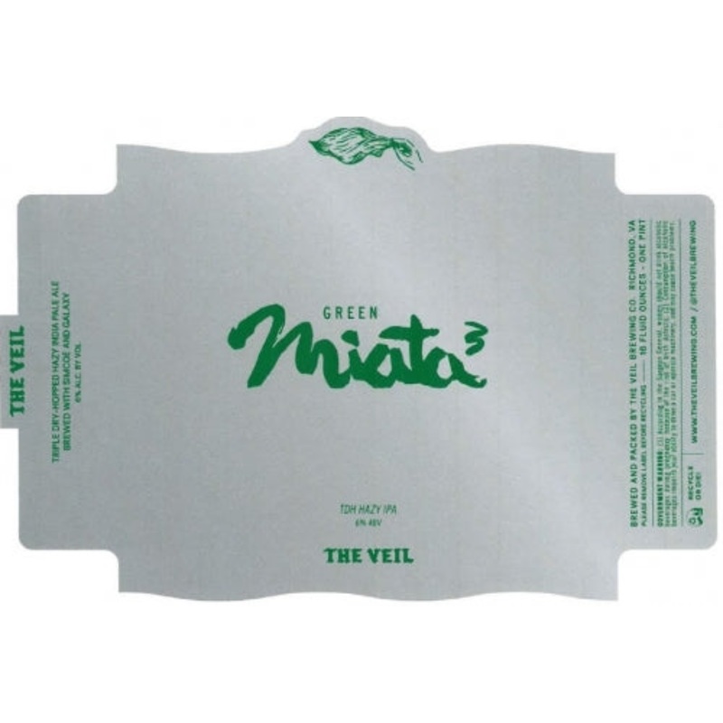 The Veil Green Miata(16oz Can 4pk)